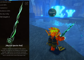 Cara Mendapatkan Abyssal Specter Rod di Fisch