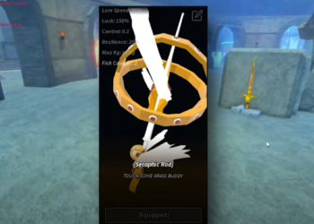 Cara Mendapatkan Seraphic Rod di Fisch