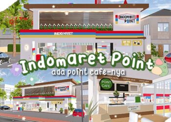 ID Indomaret Point Cafe di Sakura School Simulator
